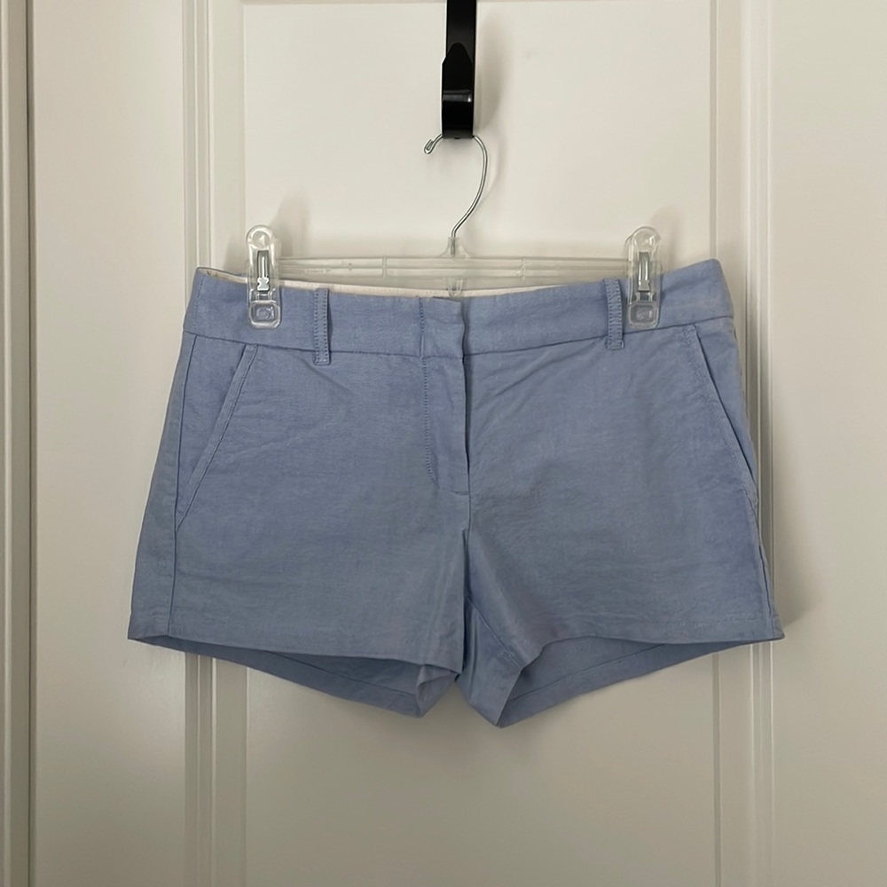 JCrew Light Blue Cotton Shorts